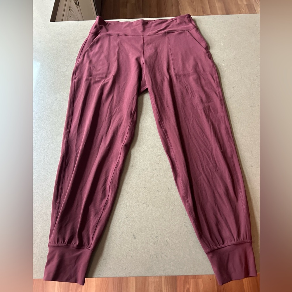 Lululemon Align Joggers Burgundy Size 14